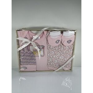 NOS Flavia 4 Piece Diaper Cover Set 3-6mo Baby Clothes NIP Pink Carriage